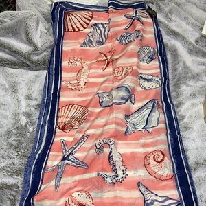 Sea Themed Coach Scarf